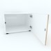Armonia Comoda alba cu o usa cu sistem push front MDF Sonoma